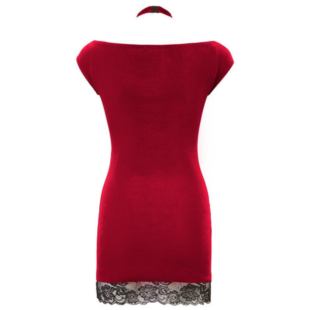 Σέξυ Βελούδινο Κόκκινο Φόρεμα Cottelli