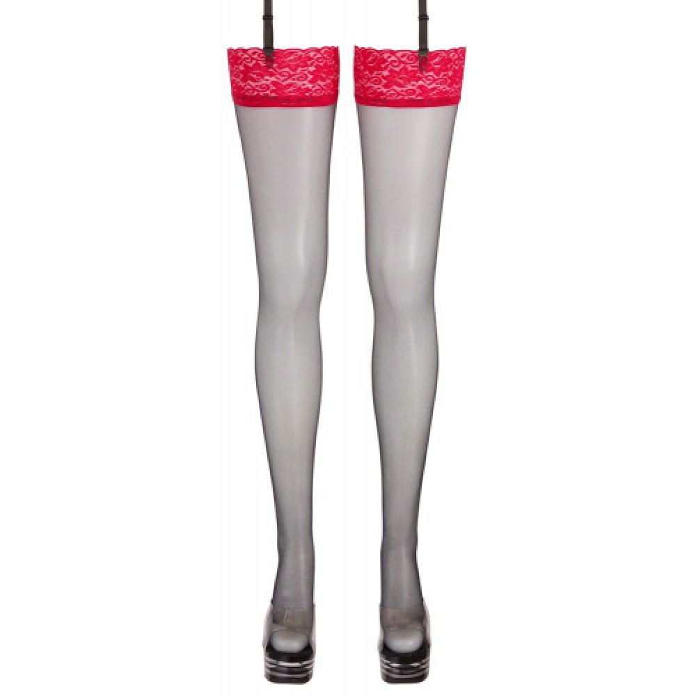 Cottelli Sensual Stockings With Red Lace