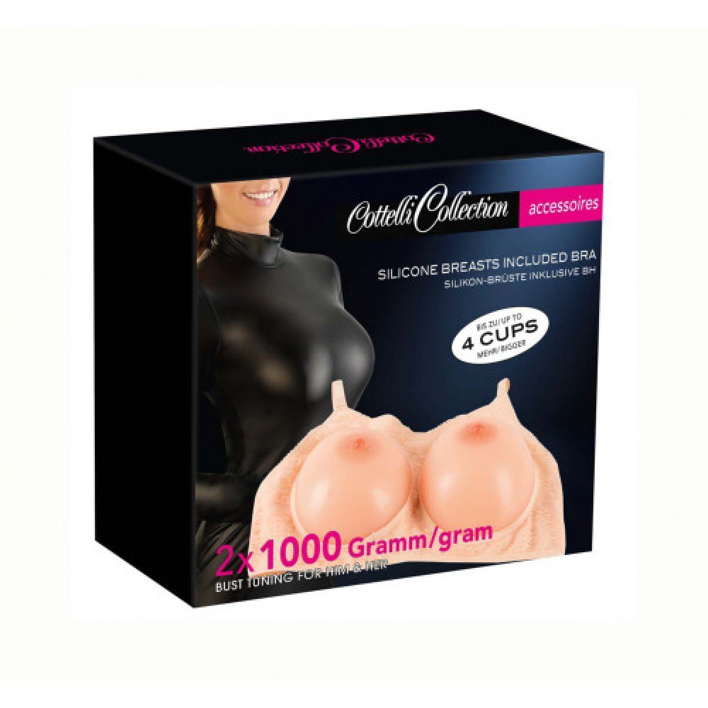 Cottelli Silicone Breasts with Bra
