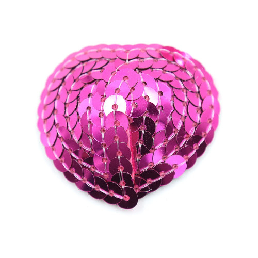  Naughty Toys Καλύμματα Θηλών σε Σχήμα Καρδιάς με Πούλιες Ροζέ