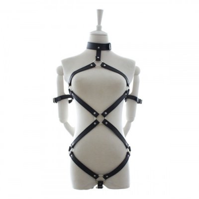 Naughty Toys Strappy Faux Leather Body Harness