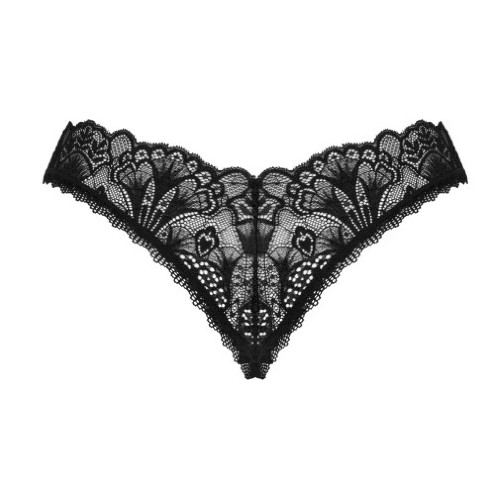 Obsessive Donna Dream crotchless thong Black