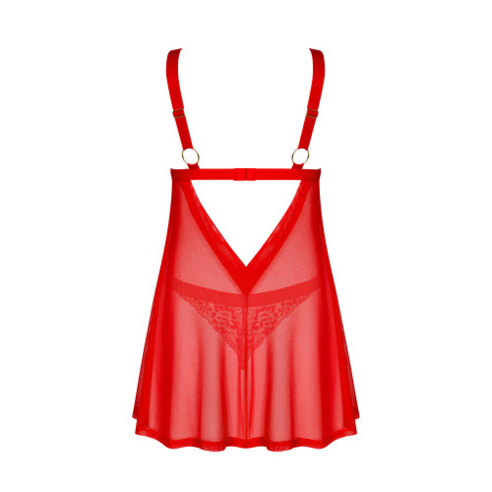 Obsessive Elianes Babydoll and Thong Red