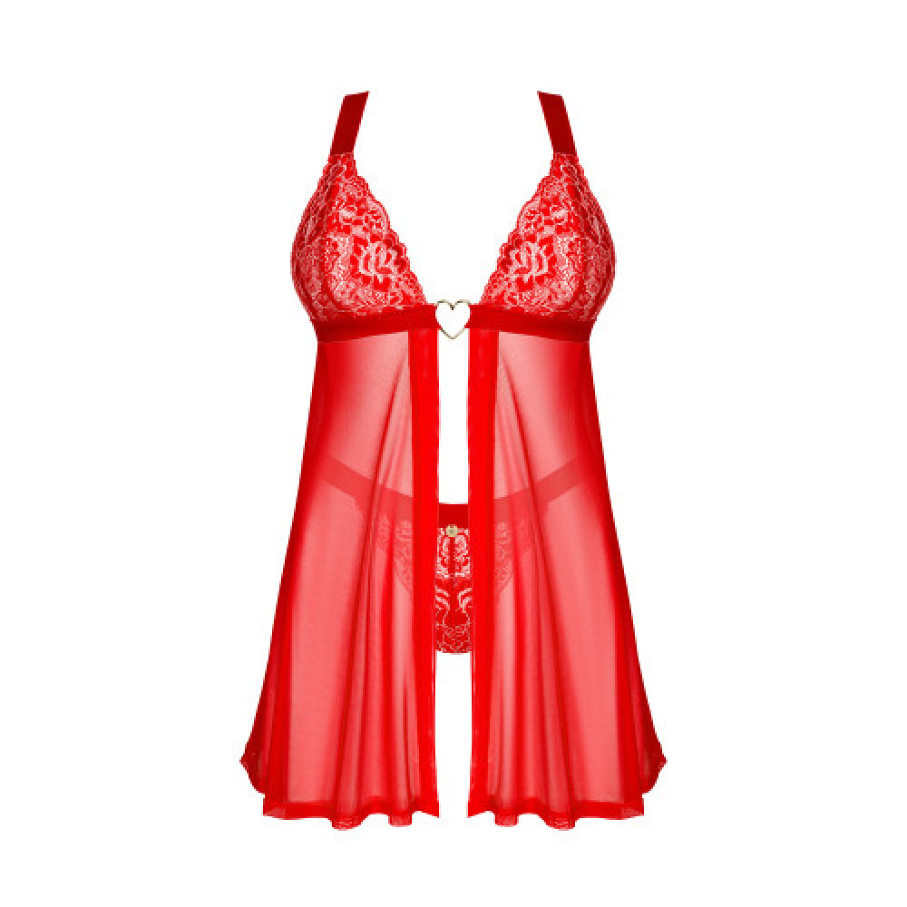 Obsessive Elianes Babydoll and Thong Red