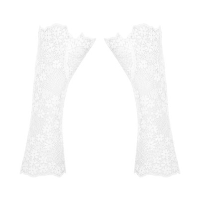 Obsessive Heavenlly white lacy gloves O/S