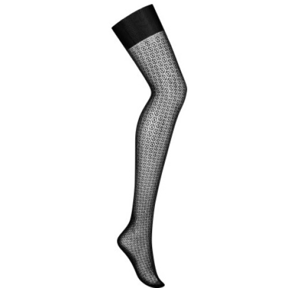 Obsessive S824 sensual stockings O/S Black