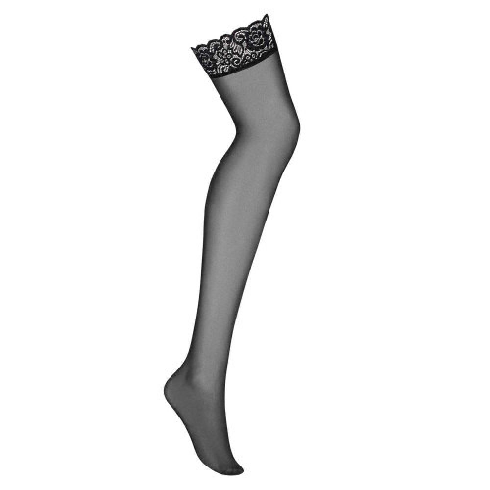 Obsessive Αισθησιακές Μαύρες Ημιδιάφανες Κάλτσες