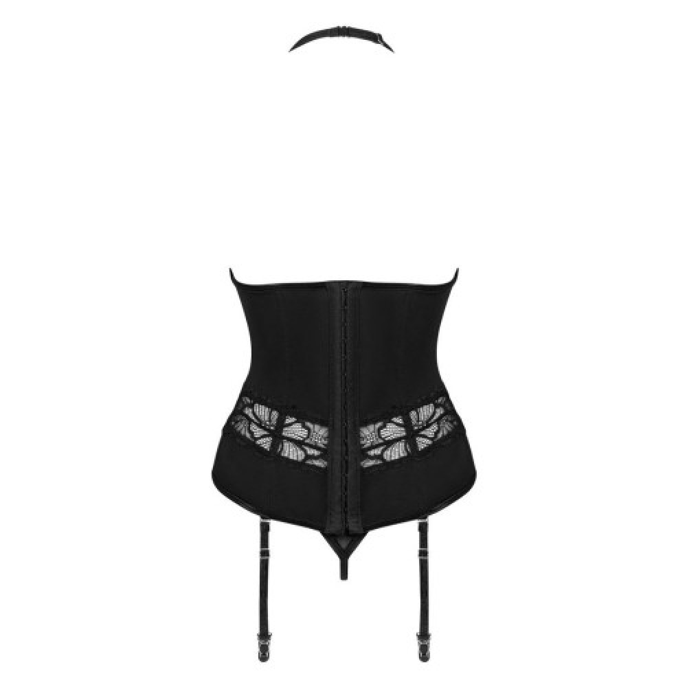 Plus Size Obsessive Serafia corset & thong