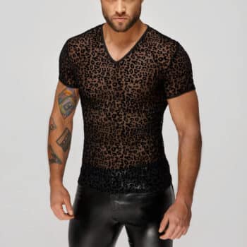 25407-H071_Leopard_flock_v-neck_t-shirt_0_sex_shop_cyprus_limassol