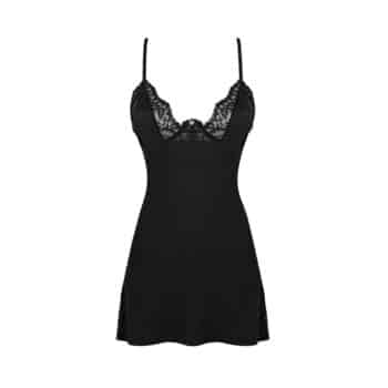 19391-Obsessive-Bellastia-chemise-and-thong-Black-sexshop-Cyprus