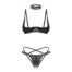 25675-Obsessive-Donarella-Half-Bra-Crotchless-Thong-and-Choker-BLACK-6756-sexshop-Cyprus