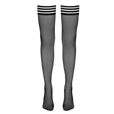 26375-Black-hold-up-stockings-with-ring-pattern-Love-Shop-Cyprus