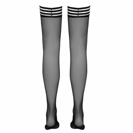 26375-Black-hold-up-stockings-with-ring-pattern-Love-Shop-Limassol