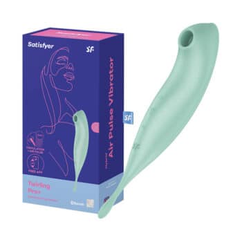 18223-Satisfyer-Twirling-Pro-plus-Hybrid-Air-Pulse-Vibrator-Mint-sexshop-Lemesos