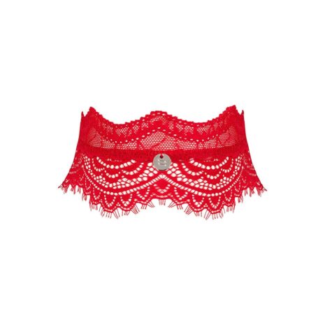 18617-Obsessive-Bergamore-Red-Lace-Choker-O-S-sexshop-Lemesos