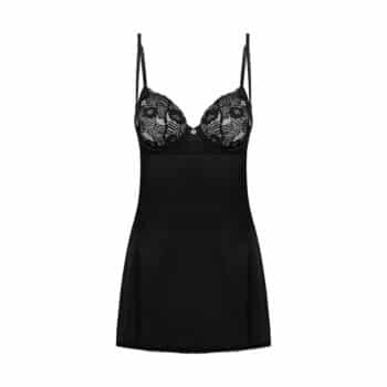 18863-Plus-size-Obsessive-Serena-Love-satin-chemise-and-thong-Black-sexshop-Limassol