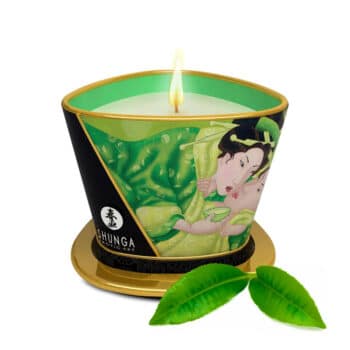 20823-shunga-massage-candle-green-tea-170ml-ek94513-green-tea-sexshopcyprus