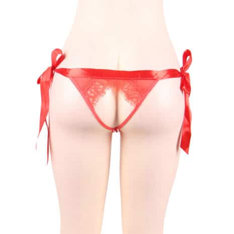 8923-Charming-Red-Panty-with-Satin-Ties-Limassol-sex-shop