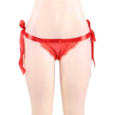 8923-Charming-Red-Panty-with-Satin-Ties-sexshop-Lemesos