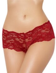 Hot-Red-Floral-Lace-Short-underwear-Larnaca-87341