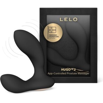 HUGO-2-BLACK-lelo-hugo-2-app-connected-prostate-massager-black-Cyprus-sex-shop