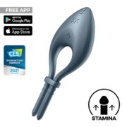 15645-satisfyer-bullseye-penis-ring-vibrator-grey-sexshop-Ayia-Napa