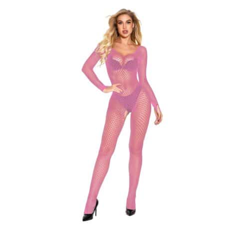 26999-alluring-pink-fishnet-bodysuit-long-sleeves-female-lingerie-crotchless-Sex-Shop-Limassol