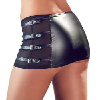 22763-cottelli-mini-skirt-with-buckles-LIMASSOL-SEX-SHOP