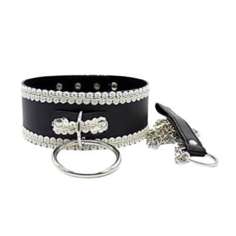 26341-sexy-adjustable-lace-pu-leather-plush-slave-collar-loveshop-Limassol