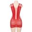 9017-hot-red-criss-cross-mini-dress-sex-shop-Limassol
