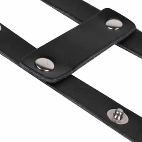 naughty-toys-snap-fastener-double-loop-leather-cock-ring-sexshop-Larnaca