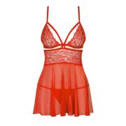 11119-Obsessive-Plus-Size-Charming-Red-Babydoll-with-Thong-loveshop-cy-1