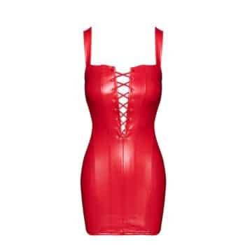 NOIR-HANDMADE-F364-noir-handmade-bombshell-lace-up-mini-dress-red-sex-shop-cyprus