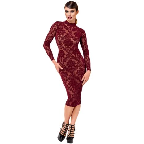 NOIR-HANDMADE-F384-noir-handmade-kink-royal-midi-dress-sex-shop-omonias