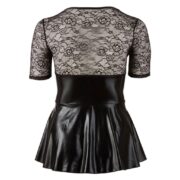 Plus-Size-Wetlook-Dress-with-Lace-Insert-loveshop-Cyprus