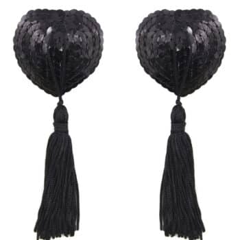 black-heart-burlesque-sequin-nipple-black-tassels-sexshop-Nicosia