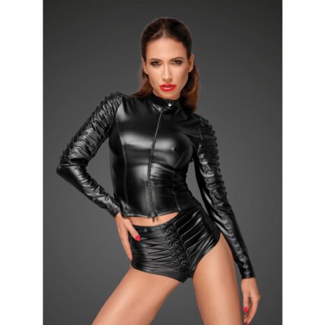 11957-noir-handmade-powerwetlook-jacket-with-pleated-sleeves-loveshop-Limassol