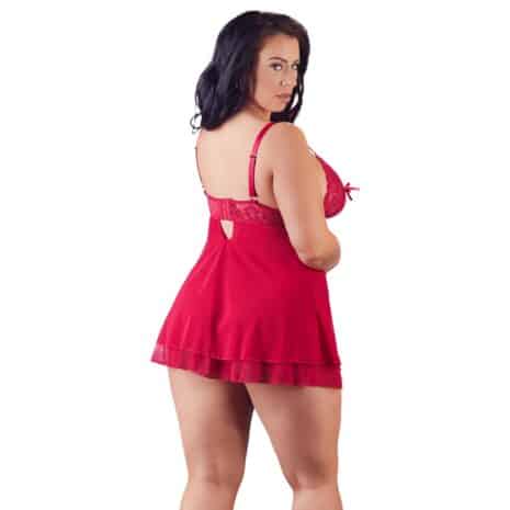 14591-cottelli-curves-flared-red-babydoll-loveshop-Limassol