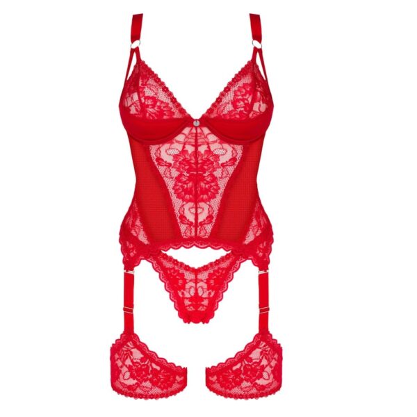 18017-obsessive-belovya-red-corset-with-garters-and-thong-sexshop-cyprus