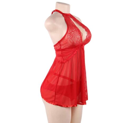 9129-plus-size-hot-red-babydoll-thong-love-shop-cy