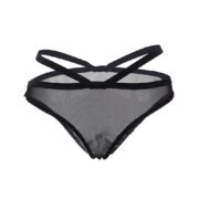 9135-adore-me-black-chemise-with-thong-sexshop-Larnaca