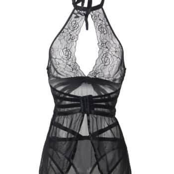 9137-Plus-Size-Adore-Me-Black-Chemise-with-Thong-87893