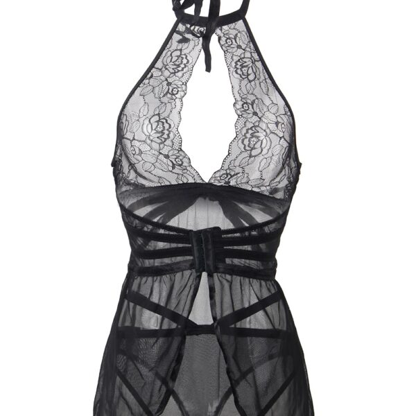 9137-Plus-Size-Adore-Me-Black-Chemise-with-Thong-87893