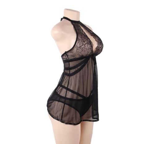9137-plus-size-adore-me-black-chemise-with-thong-loveshop-cy