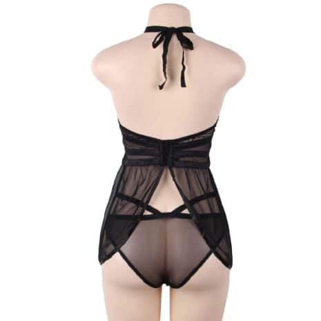 9137-plus-size-adore-me-black-chemise-with-thong-sexshop-Larnaca