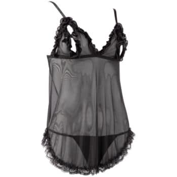 LATEST ARRIVALS 3 Black-Ruffled-Babydoll-with-matching-string-loveshop-cy