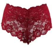 Hot-Red-Floral-Lace-Short-loveshopcy-87345