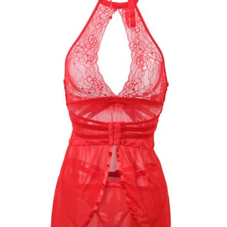 Hot-Red-Flyaway-Chemise-with-Thong-87833