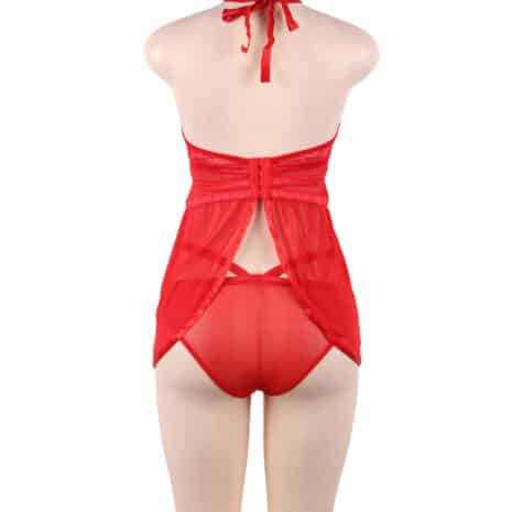 Hot-Red-Flyaway-Chemise-with-Thong-87843