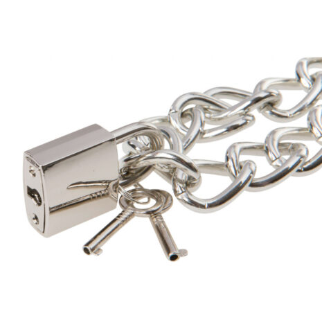 Metal-Chain-Collar-and-Handcuffs-loveshop-Limassol